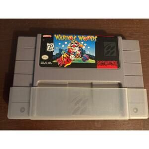 Wario's Woods (Super Nintendo Entertainment System, 1994) GAME ONLY!!